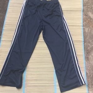 Adidas Jogger Pants Black with White Stripes